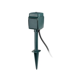 SILVERCREST Gartenspieß mit 2 Steckdosen, ZigBee 3.0 Smart Home - B-Ware sehr gut