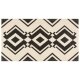 LIVARNO HOME Baumwollteppich, 67 x 120 cm (schwarz/creme) - B-Ware sehr gut