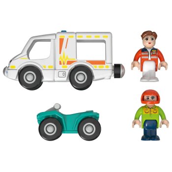 Playtive Einsatzfahrzeuge, Licht- und Soundeffekte (Krankenwagen) - B-Ware sehr gut