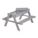 roba Kindersitzgarnitur Outdoor + mit Spielwannen, grau - B-Ware sehr gut