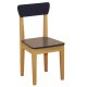 roba Kinderstuhl, Holz, natur/blau lackiert - B-Ware sehr gut