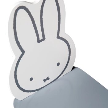 roba Kindersitzgruppe miffy, 2 Kinderstühlen und 1 Tisch, Holz, dunkelgrau/ weiß lackiert - B-Ware sehr gut