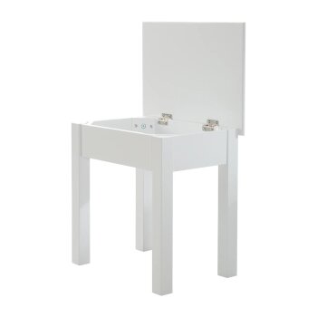 roba Schminktisch, mit Hocker und Spiegel, weiß - B-Ware sehr gut