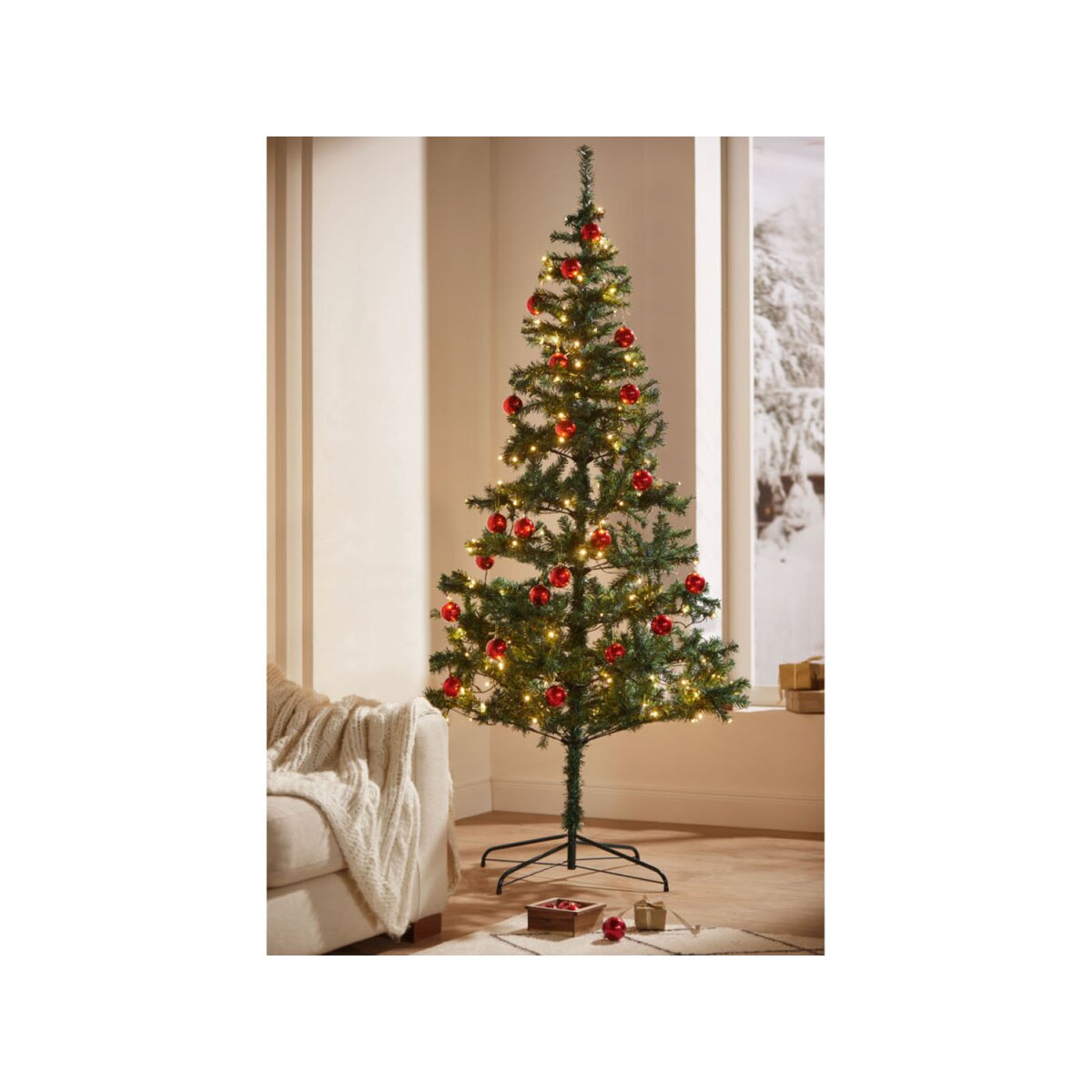 LIVARNO home LED-Weihnachtsbaum, 210 cm, mit 180 LEDs - B-Ware sehr gut,  34,99 €