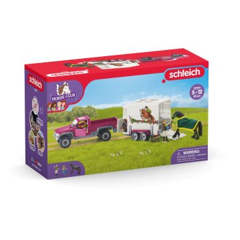 Schleich 42346 Horse Club Spielset »Pick-up mit...
