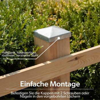 VIIRKUJA Pfostenkappe, 10 Stück, 7 x 7 cm - 70 x 70 mm - B-Ware sehr gut