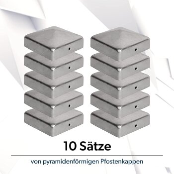 VIIRKUJA Pfostenkappe, 10 Stück, 7 x 7 cm - 70 x 70 mm - B-Ware sehr gut