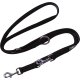 DDOXX Hundeleine Air Mesh, 3fach verstellbar, 2m , schwarz, M - B-Ware sehr gut