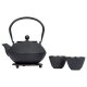ERNESTO® Gusseisen-Tee-Set, 4-teilig, mit herausnehmbarem Teefilter - B-Ware sehr gut
