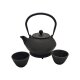 ERNESTO® Gusseisen-Tee-Set, 4-teilig, mit herausnehmbarem Teefilter - B-Ware sehr gut