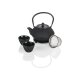 ERNESTO® Gusseisen-Tee-Set, 4-teilig, mit herausnehmbarem Teefilter - B-Ware sehr gut