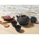 ERNESTO® Gusseisen-Tee-Set, 4-teilig, mit herausnehmbarem Teefilter - B-Ware sehr gut