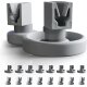 Spülmaschinen Rollen Set (2x8 stück) für Unterkorb und Oberkorb von Plemont. - B-Ware sehr gut