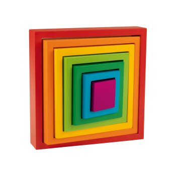 Playtive Holz Regenbogen-Sets, nach Montessori-Art - B-Ware