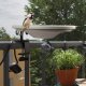 WILDLIFE FRIEND, Vogeltränke hängend für Balkongeländer,  frostsicher, Vogeltränke Balkon, (Ø 30cm) - B-Ware sehr gut
