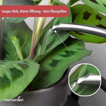 Homarden Edelstahl-Gießkanne, 30 oz. - B-Ware sehr gut