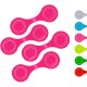 Thingles®  4 x Magnetische Reflektoren, Reflektoren Clip Anhänger für Kinder, [Pink] - B-Ware sehr gut