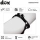 DDOXX Hundegeschirr Nylon, Step-In, Reflektierend, Verstellbar, Ausbruchsicher | für kleine & große Hunde, Schwarz, XS - B-Ware sehr gut