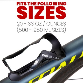 PRO BIKE TOOL Fahrradflaschenhalter aus Kunststoff,...