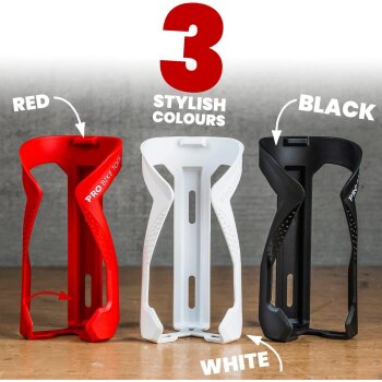 PRO BIKE TOOL Fahrradflaschenhalter aus Kunststoff, schwarz - B-Ware sehr gut