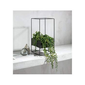 LIVARNO home Blumentopf mit Metallgestell, max. 3 kg - B-Ware