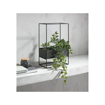 LIVARNO home Blumentopf mit Metallgestell, max. 3 kg - B-Ware
