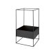 LIVARNO home Blumentopf mit Metallgestell, max. 3 kg - B-Ware