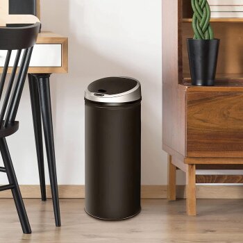Ribelli Mülleimer Automatik Sensor schwarz 60 Liter...