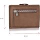 DONBOLSO Slim Wallet NextGen, aus Leder, mit Münzfach, braun - B-Ware sehr gut