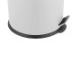 Ribelli Mülleimer, aus Edelstahl, 30L, rund, weiß - B-Ware Transportschaden Kosmetisch