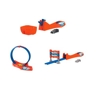 PLAYTIVE Die Cast Track Sets, mit Abschussrampe - B-Ware