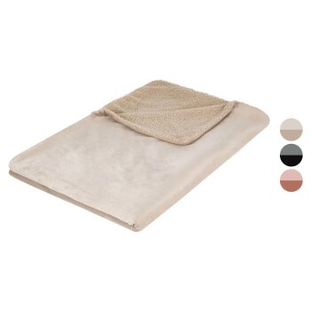 LIVARNO home Teddyfleece Kuscheldecke, 150 x 200 cm - B-Ware
