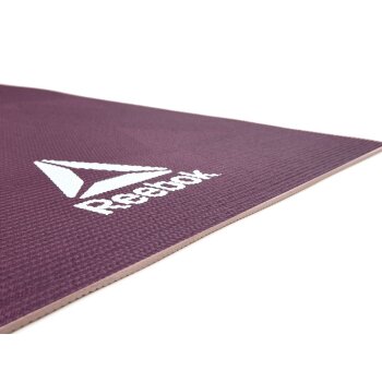 Reebok Yogamatte Double Sided 4 mm (purple/pink) - B-Ware neuwertig