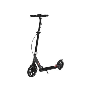 CRIVIT Big Wheel Scooter, mit Handbremse (schwarz/anthrazit) - B-Ware sehr gut