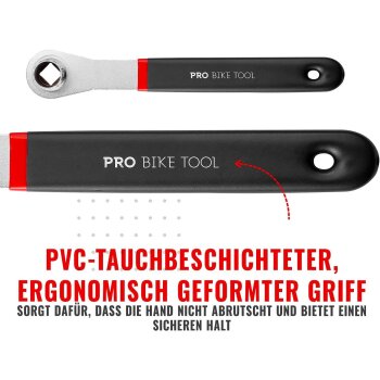 PRO BIKE TOOL Kassetten-Schlossring-Werkzeug für Shimano MF-Serie & Campagnolo-Kassetten - B-Ware sehr gut