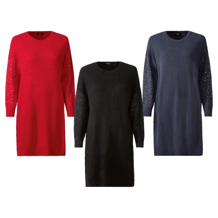 esmara Damen Pulloverkleid, leger geschnitten - B-Ware