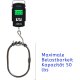 2 Lb. Depot 12er Set Duschvorhangringe, aus Edelstahl, schwarz - B-Ware sehr gut