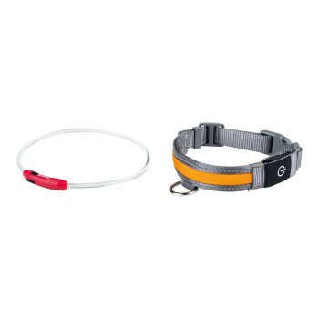 zoofari® LED Hundehalsband / Hundeleuchtband mit...
