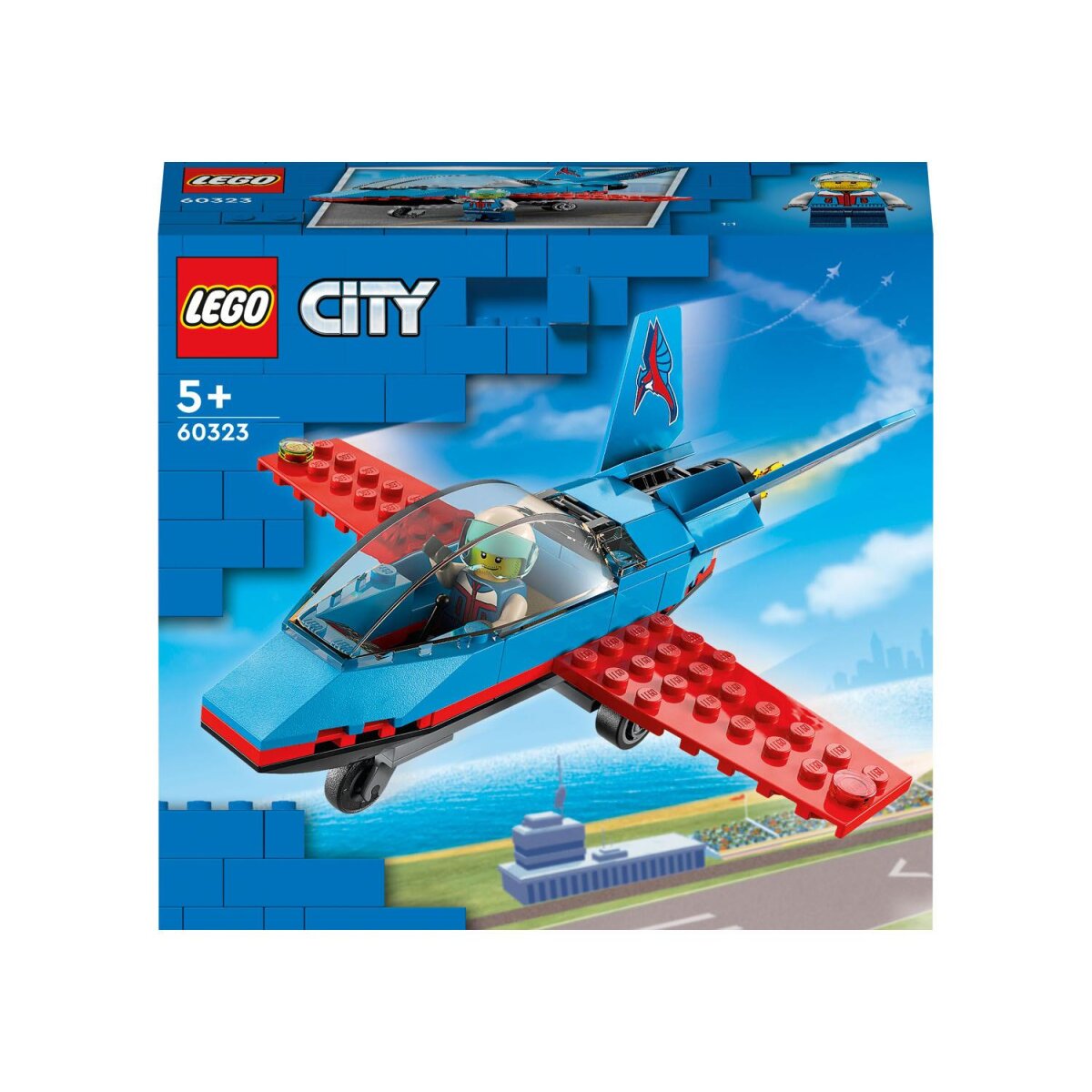 »Stuntflugzeug« City € Lego - neuwertig, B-Ware 60323 7,99