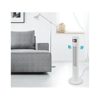 SILVERCREST Smart Home-Turmventilator STVS 50 A1, per App bedienbar - B-Ware