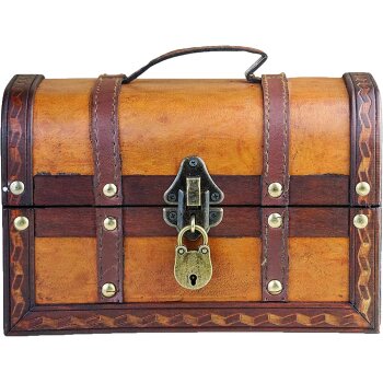 Brynnberg Schatztruhe mit Schloss William 22 x 14 x 14 cm...