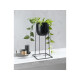 LIVARNO home Blumentopf mit Metallgestell, max. 3 kg (rund) - B-Ware sehr gut
