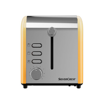 SILVERCREST® KITCHEN TOOLS Toaster »STEC 920 A1«. Doppelschlitztoaster (gelb) - B-Ware neuwertig
