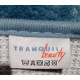 TranquilBeauty Luxuriöse Badematte, rutschfest, 50 x 80 cm, blau - B-Ware neuwertig