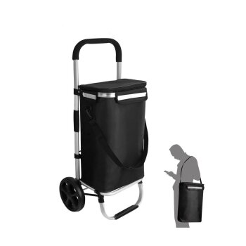 Ribelli Einkaufstrolley, klappbar, Tragetasche mit...