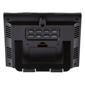 AURIOL® Design-Funkwetterstation, mit Außensensor (Schwarz) - B-Ware neuwertig