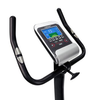 CHRISTOPEIT SPORT Heimtrainer Ergometer AX 4000, Farbe: Schwarz/Silber/Rot - B-Ware neuwertig