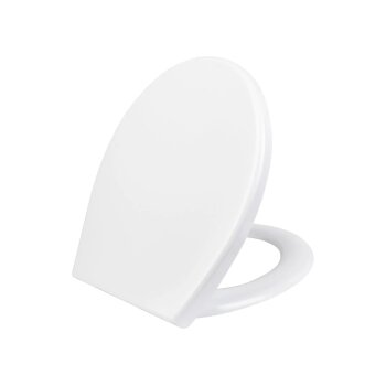 LIVARNO home WC-Sitz, mit Absenkautomatik, weiß (Oval) - B-Ware neuwertig