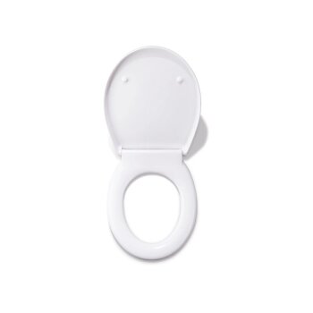 LIVARNO home WC-Sitz, mit Absenkautomatik, weiß (Oval) - B-Ware neuwertig