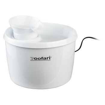ZOOFARI® Haustier Trinkbrunnen, 2,7 Liter - B-Ware...
